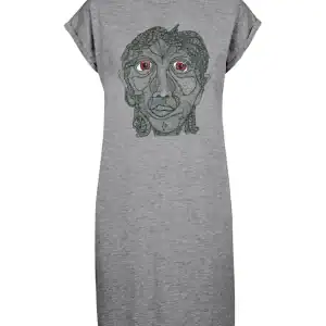 Dames Turtle Extended Shoulder T-Shirt Dress Bosmens