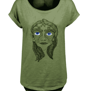 Dames Long Slub T-Shirt Shecontemplation