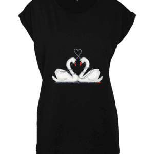 Ladies Extended Shoulder Tee Nabijheid die nekt