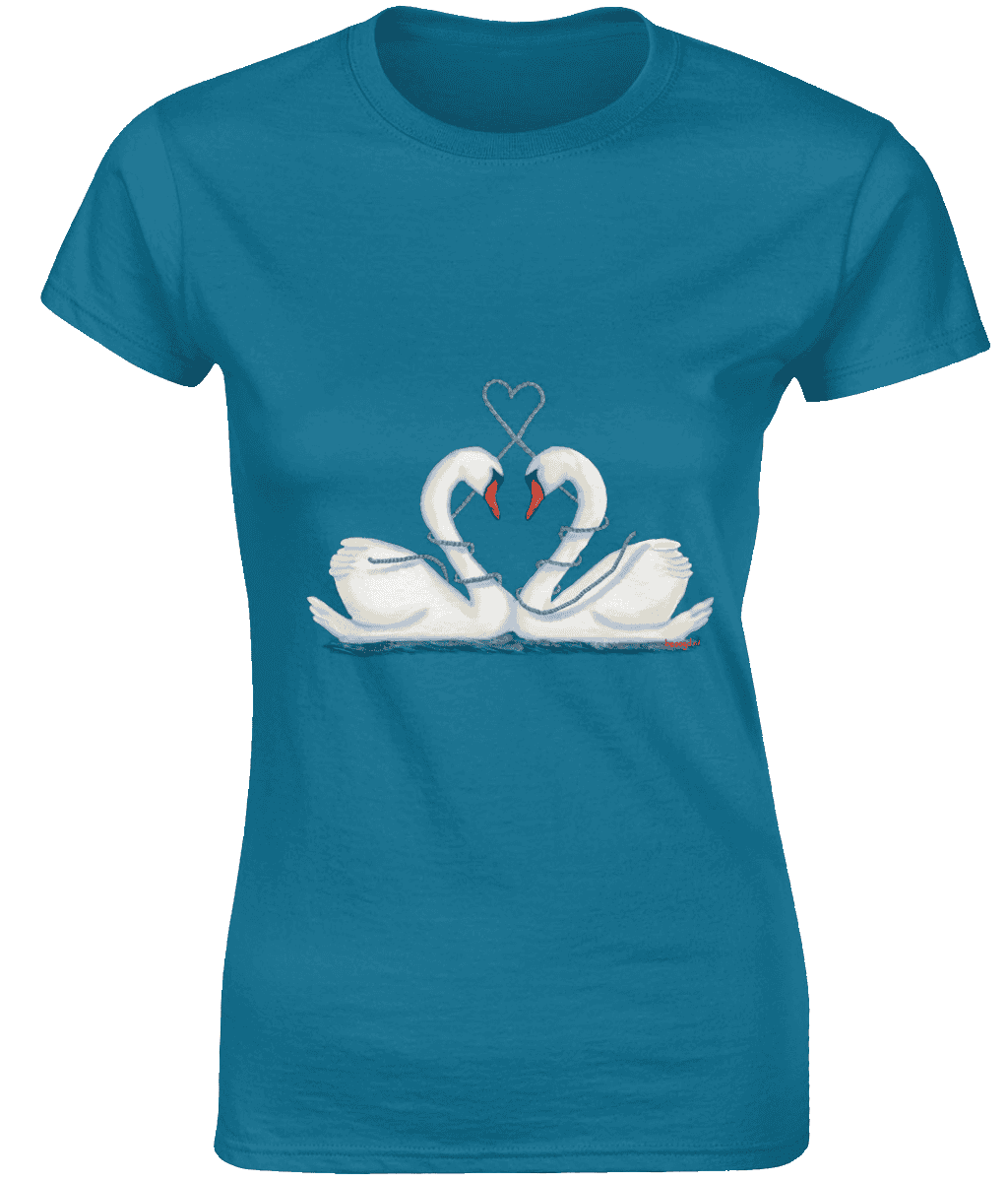 Ladies SoftStyle T-Shirt - Gildan Nabijheid die nekt
